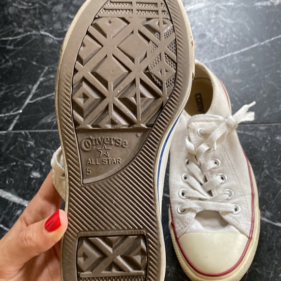Classic White Converse Chucks Size 5 UK, US 8 - Picture 4 of 5